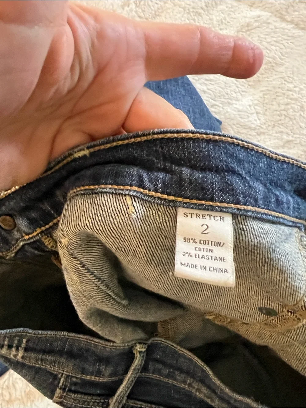 Abercrombie & Fitch Dark Blue Flare Jeans Size 2